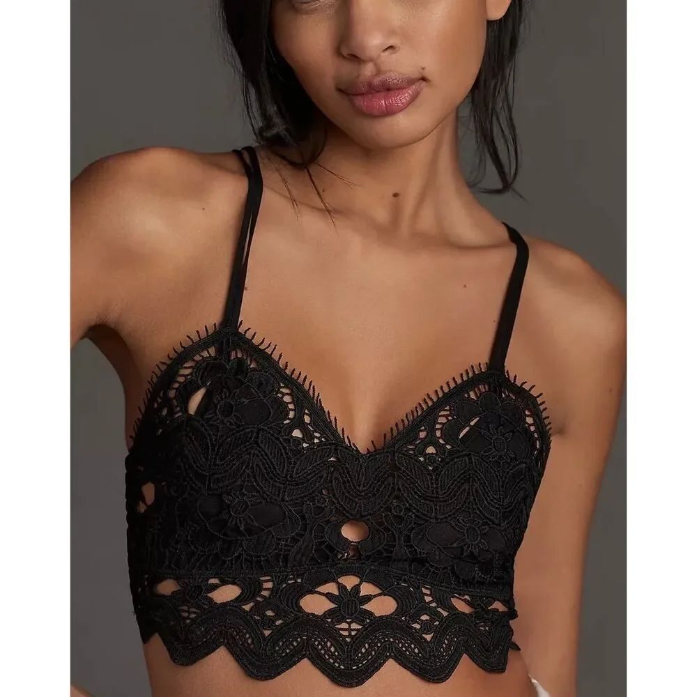 NWT Anthropologie Viviette Lace Bra Top Sz. XS